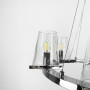 Зображення Підвісна срібна кільцева люстра PAUILLAC 60 см 6 плафонів ИМ Light-Deco 3 