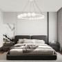 Изображение Біла люстра Nordic Pearl з плафонами-перлинками Ø 80 см ИМ Light-Deco 3 