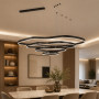 Изображение Незвичайна та ефектна чорна люстра на 4 яруси Ø 100 см ИМ Light-Deco 3 