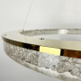 Зображення Золота кільцева люстра з епоксидною смолою Ø 80 см ИМ Light-Deco 2 