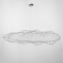 Зображення Дизайнерська декоративна срібна люстра-хмаринка LED CLOUD ИМ Light-Deco 6 