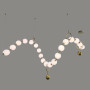 Зображення Люстра латунна PEARLIES дугоподібна на 20 світлових кульок нейтральне світло ИМ Light-Deco 3 