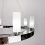Зображення Підвісна срібна кільцева люстра RENNES ROUND 60 см 8 плафонів ИМ Light-Deco 4 