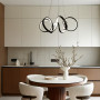 Зображення Розкішна чорна люстра MARCELA Ø 70 см ИМ Light-Deco 7 