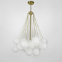 Зображення Люстра-пучок Pumpo Bubbles в золотому корпусі ⌀ 70 см 37 кульок ИМ Light-Deco 5 