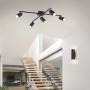 Изображение Чорна люстра на 5 спотів з 3 світловими режимами Ø 60 см ИМ Light-Deco 7 