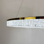 Зображення Золота кільцева люстра з епоксидною смолою Ø 60 см ИМ Light-Deco 3 