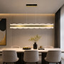 Изображение Латунна видовжена люстра з рельєфним розсіювачем 120 см ИМ Light-Deco 6 