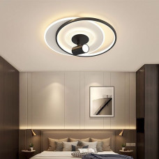 Стельова люстра LED Light House LNF-17452 60W BK+WT біло-чорна зі спотом (цоколь GU10)