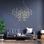Изображение Невагома золота триярусна люстра Ø 80 см ИМ Light-Deco 4 