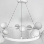 Изображение Кільцева люстра з 15 білими плафонами у білому корпусі ИМ Light-Deco 2 