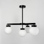 Зображення Чорна люстра на 4 білих плафони Ø 60 см ИМ Light-Deco 3 