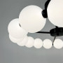Изображение Люстра потолочная Led кольцо LNF-17551/670 BK 34 Вт Ø 63 см черная с полимерными плафонами ИМ Light-Deco 2 