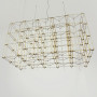 Зображення Золота люстра у формі паралелепіпеда 120х60х60 см ИМ Light-Deco 1 