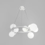 Зображення Кільцева біла люстра з 9 білими плафонами Ø 60 см ИМ Light-Deco 