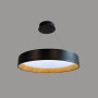 Изображение Чорна підвісна люстра з деревʼяною фурнітурою Ø58 см ИМ Light-Deco 4 