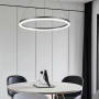 Зображення Сучасна LED люстра у чорному каркасі ИМ Light-Deco 1 
