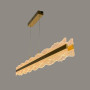 Изображение Латунна видовжена люстра з рельєфним розсіювачем 120 см ИМ Light-Deco 4 
