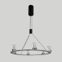 Зображення Кільцева люстра з 6 плафонами G4 у чорному корпусі Ø60 см ИМ Light-Deco 2 