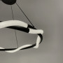 Изображение Люстра із чорним кільцем та обплетеним неоном Ø 60 см ИМ Light-Deco 3 