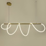Зображення Латунна видовжена люстра з гнучкою LED стрічкою 170 см ИМ Light-Deco 2 