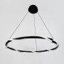Изображение Люстра із чорним кільцем та обплетеним неоном Ø 80 см ИМ Light-Deco 2 