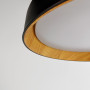 Изображение Чорна підвісна люстра з деревʼяною фурнітурою Ø58 см ИМ Light-Deco 5 
