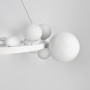 Изображение Кільцева люстра з 15 білими плафонами у білому корпусі ИМ Light-Deco 5 