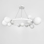 Изображение Кільцева люстра з 15 білими плафонами у білому корпусі ИМ Light-Deco 1 