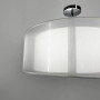 Зображення Люстра в хромованому корпусі з білим абажуром Ø 50 см ИМ Light-Deco 3 