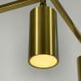Зображення Латунна люстра на 5 спотів з 3 світловими режимами Ø 60 см ИМ Light-Deco 2 