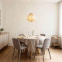Изображение Люстра із підвісним білим фігурним абажуром Ø40х35 см ИМ Light-Deco 4 