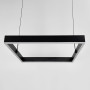 Зображення Чорна люстра із підвісним квадратом 60 см ИМ Light-Deco 3 