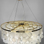 Зображення Кругла золота люстра ATHELIA із перламутровими пластинами Ø 60 см ИМ Light-Deco 4 