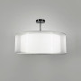 Зображення Люстра в хромованому корпусі з білим абажуром Ø 50 см ИМ Light-Deco 5 