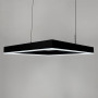 Зображення Чорна люстра із підвісним квадратом 60 см ИМ Light-Deco 5 