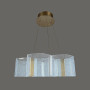 Изображение Підвісна люстра на 6 сегментів з іскристого акрилу Ø52 см ИМ Light-Deco 2 