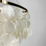 Зображення Кругла золота люстра ATHELIA із перламутровими пластинами Ø 60 см ИМ Light-Deco 2 