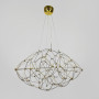 Изображение Невагома оригінальна люстра у золотому корпусі Ø 85х50 см ИМ Light-Deco 1 