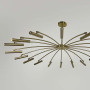Изображение Латунна трубчаста люстра з 18 регулюючими плафонами ИМ Light-Deco 1 