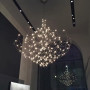 Зображення Дизайнерська невагома срібна Led люстра ИМ Light-Deco 7 