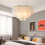 Зображення Кругла золота люстра ATHELIA із перламутровими пластинами Ø 60 см ИМ Light-Deco 8 