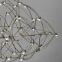 Изображение Невагома оригінальна люстра у золотому корпусі Ø 85х50 см ИМ Light-Deco 4 
