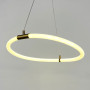 Зображення Латунна кільцева люстра з гнучкою LED стрічкою Ø 45 см ИМ Light-Deco 1 