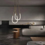 Зображення Дизайнерський підвіс LEDA у латунному корпусі 200 см ИМ Light-Deco 4 