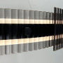 Изображение Чорна кільцева люстра з графітовими пластинами Ø 80 см ИМ Light-Deco 3 