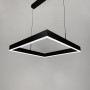 Зображення Чорна люстра із підвісним квадратом 60 см ИМ Light-Deco 6 