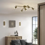 Зображення Латунна люстра на 5 спотів з 3 світловими режимами Ø 60 см ИМ Light-Deco 7 