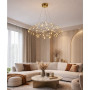 Изображение Невагома оригінальна люстра у золотому корпусі Ø 85х50 см ИМ Light-Deco 
