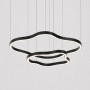 Изображение Незвичайна та ефектна чорна люстра на 2 яруси Ø 80 см ИМ Light-Deco 1 